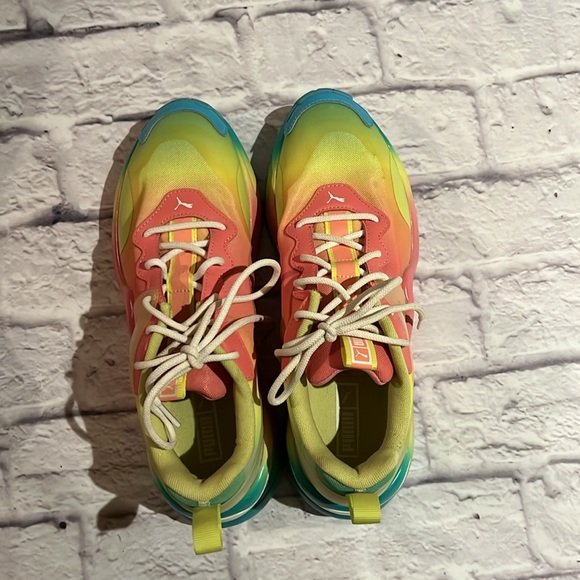 Puma Multi-Neon Sneakers Sz 10 - Picture 10 of 10
